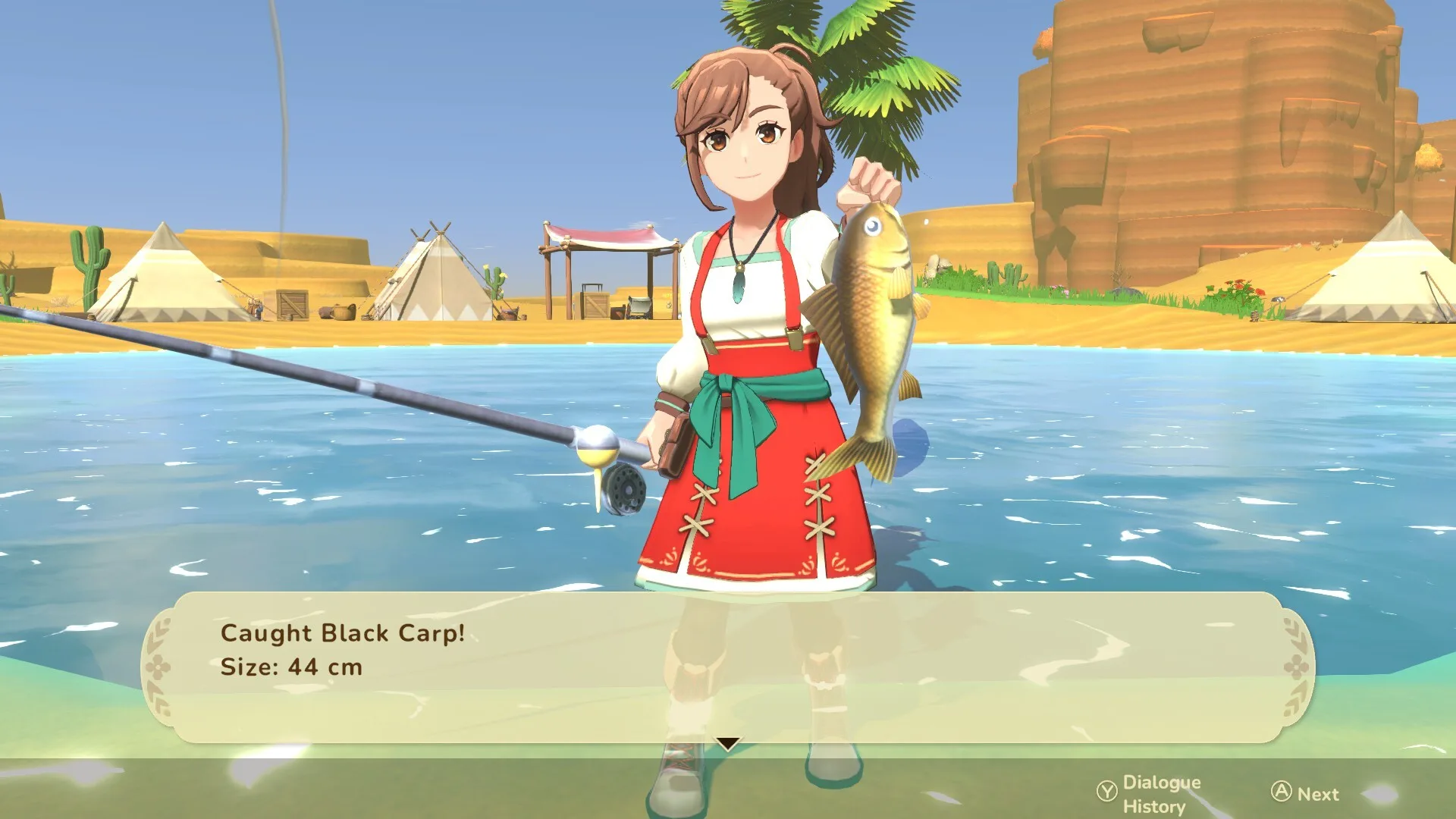 Town scene from Harvest Moon: Echoes of Teradea